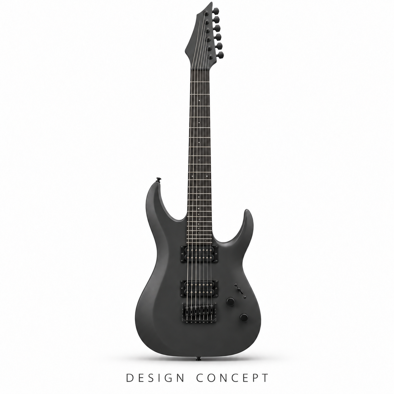 7-String Solid Body Guitar Concept - design concept